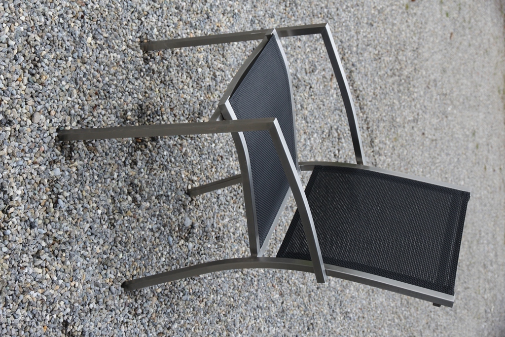 Chaise de jardin Pascale 15 mA noir